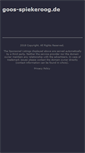 Mobile Screenshot of goos-spiekeroog.de
