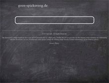 Tablet Screenshot of goos-spiekeroog.de